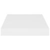 vidaXL Flytende vegghylle hvit 23x23,5x3,8 cm MDF