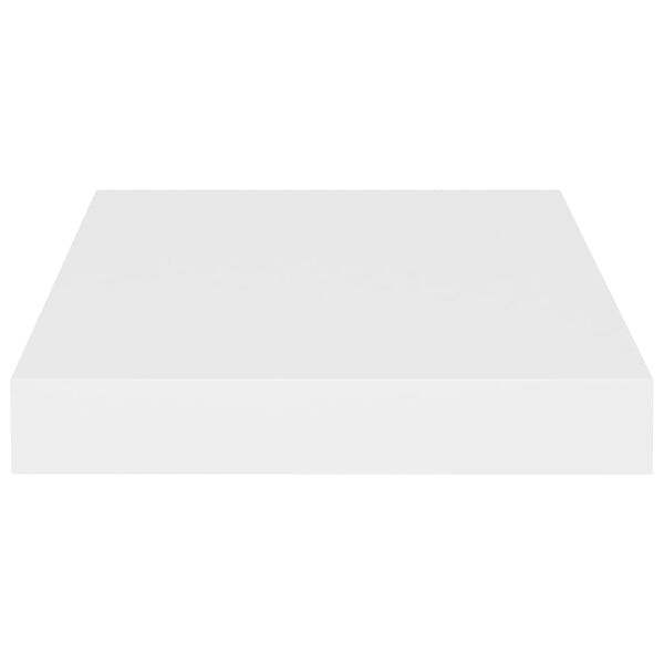 vidaXL Flytende vegghylle hvit 23x23,5x3,8 cm MDF