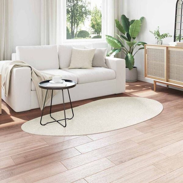 vidaXL Omr&aring;detepper HUARTE Krem 100 x 200 cm Polyester