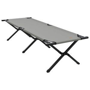 vidaXL Sammenleggbar camping seng Grå 193 x 69 x 45 cm Oxford-stoff
