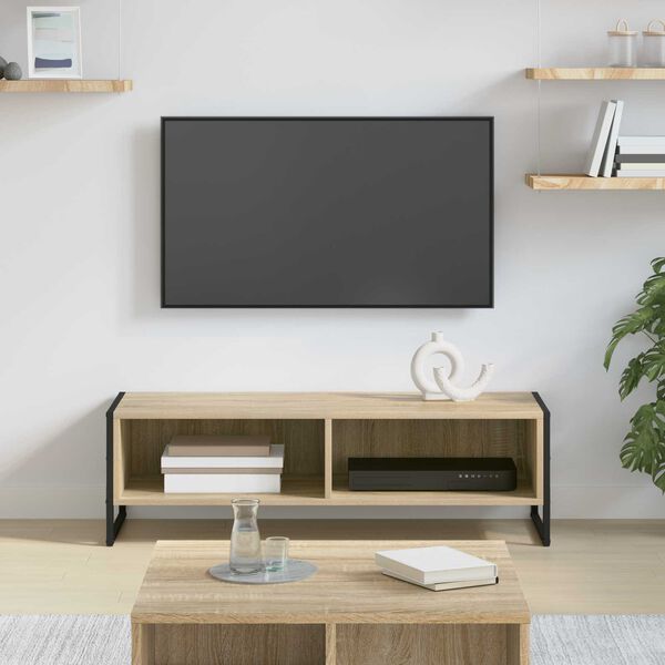 vidaXL TV-skap Sonoma 100 x 36.5 x 30.5 cm Konstruert tre
