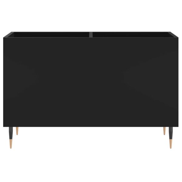 vidaXL Hifi-benk svart 74,5x38x48 cm konstruert tre