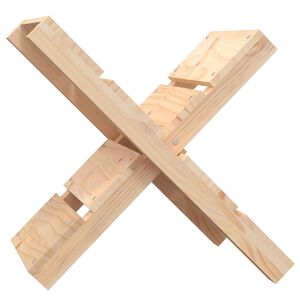 vidaXL Vedstativ 47x39,5x48 cm heltre furu