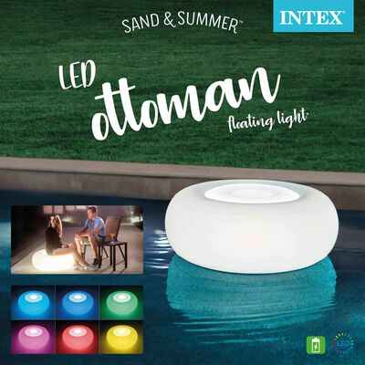 Intex LED-ottoman 86x33 cm