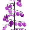 vidaXL LED Juletre med Baubles 100 LEDs Varm Hvit 150 cm