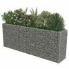 vidaXL Gabion høybed galvanisert stål 270x50x100 cm