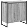 vidaXL Baderomsskap Gr&aring; Sonoma 60 x 30 x 60 cm Konstruert tre
