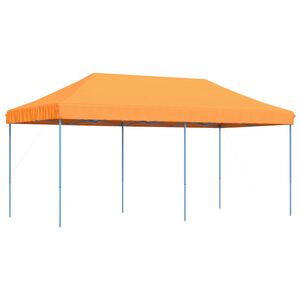 vidaXL Sammenleggbart partytelt pop-up oransje 580x292x315 cm