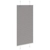 vidaXL pliss&eacute;gardin antrasitt 65x150 cm Stoff Bredde 64,4 cm Polyester