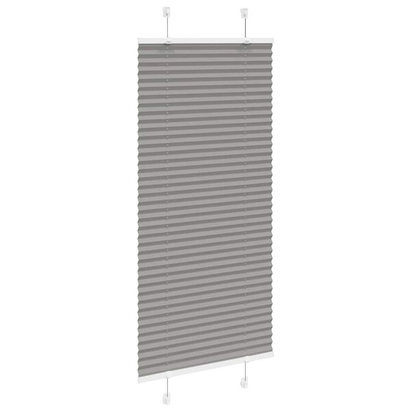 vidaXL pliss&eacute;gardin antrasitt 65x150 cm Stoff Bredde 64,4 cm Polyester