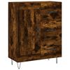 vidaXL Highboard r&oslash;kt eik 69,5x34x180 cm konstruert tre