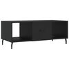 vidaXL Salongbord svart 102x50x40 cm konstruert tre