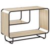vidaXL Skjenk Sonoma eik 93,5 x 37,5 x 64,5 cm Konstruert tre