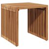 vidaXL Hagesidebord Brun 45 x 42.5 x 45 cm Heltre teak