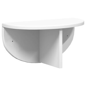 vidaXL Vegghylle Veggmontert Hvit 38 x 19 x 19 cm Konstruert tre