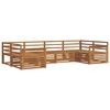 vidaXL Utend&oslash;rs sofa-sett 6 pcs Naturlig
