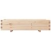 vidaXL Plantekasse 110x40x26,5 cm heltre furu