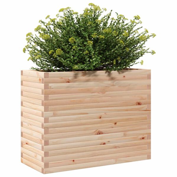 vidaXL Plantekasse 90x40x68,5 cm heltre furu