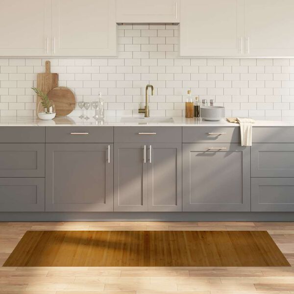 vidaXL Teppe rektangul&aelig;r brun 70x200 cm bambus