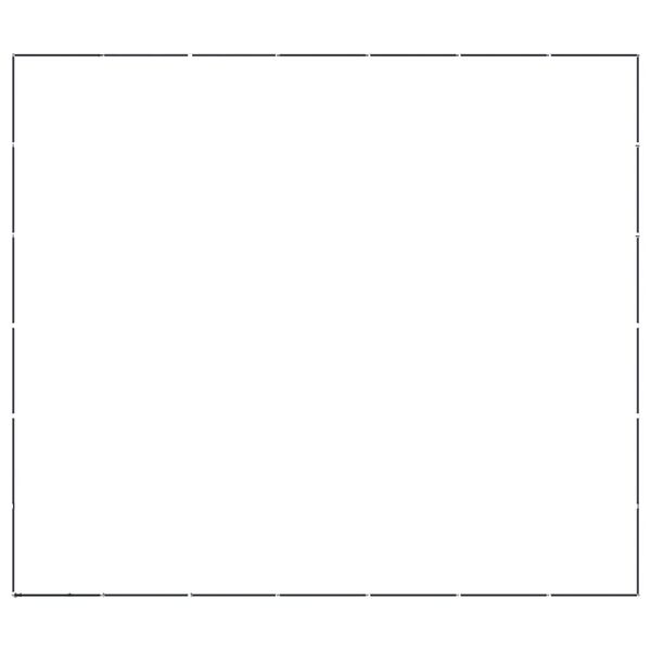 vidaXL Utendørs hundegård stål 38,71 m²