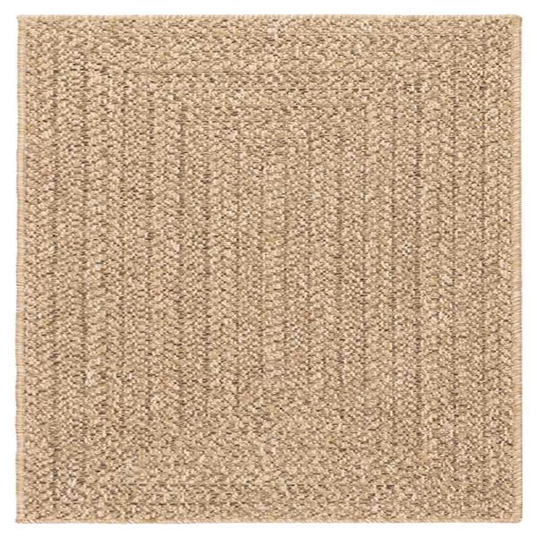 vidaXL Teppe ZIZUR beige 240x240cm jute-utseende innend&oslash;rs og utend&oslash;rs