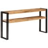 vidaXL Konsollbord 150x30x75 cm grovt mangotre
