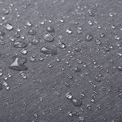 Madison Parasoll Syros Luxe 350 cm rund grå