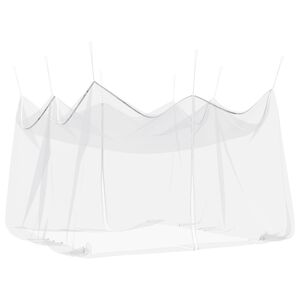 vidaXL Hage Myggenett 156 Mesh Hvit 4 x 4 x 2,5 m Polyester