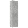vidaXL Hylle betonggr&aring; 50x42,5x185 cm konstruert tre