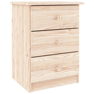 vidaXL Nattbord ALTA 41x35x55,5 cm heltre furu