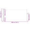 vidaXL Uttrekkbar sidemarkise 140 x 300 cm brun