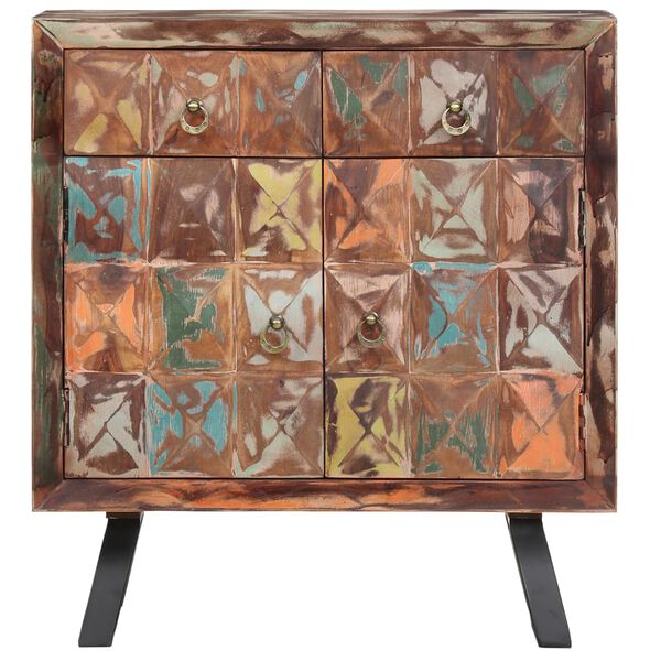 vidaXL Sideskap 70x35x75 cm gjenvunnet heltre