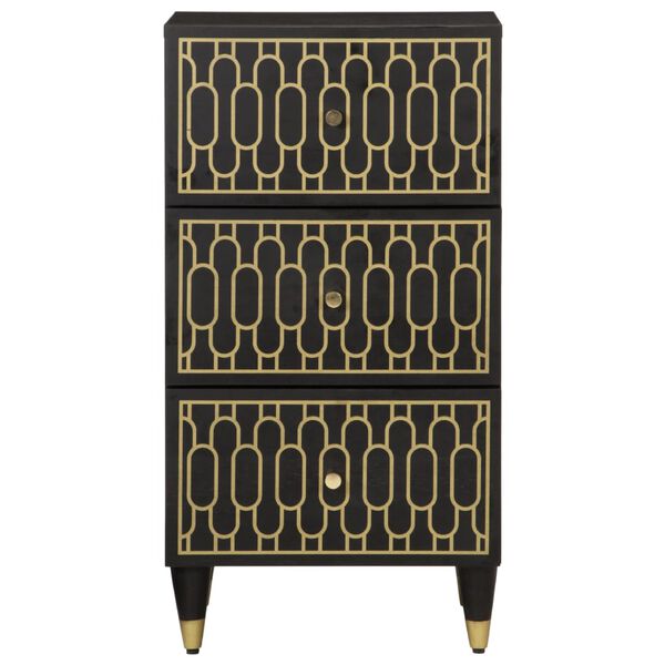 vidaXL Sideskap 40x33x75 cm heltre mango