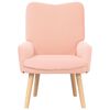 vidaXL Avslappende stol Rosa 63 x 67 x 94 cm stoff