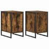 vidaXL Nattbord 2 stk. R&oslash;kt Eik 39,5 x 30 x 50 cm Konstruert tre
