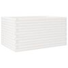 vidaXL Plantekasse hvit 90x60x46 cm heltre furu