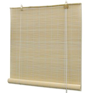 vidaXL Rullegardin bambus 80x220 cm naturell