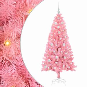 vidaXL Juletre Rosa 150 cm PVC