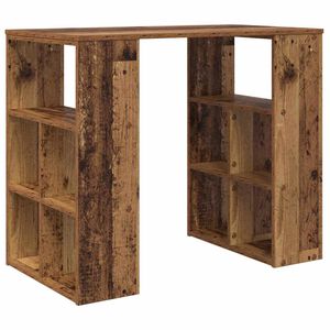 vidaXL Skrivebord Gamle tre Konstruert tre 90 x 50 x 75 cm