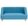 vidaXL Hundesofa turkis 85x50x39 cm lin