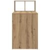 vidaXL Skrivebord Artisan Eik 108 x 55 x 103.5 cm Konstruert tre