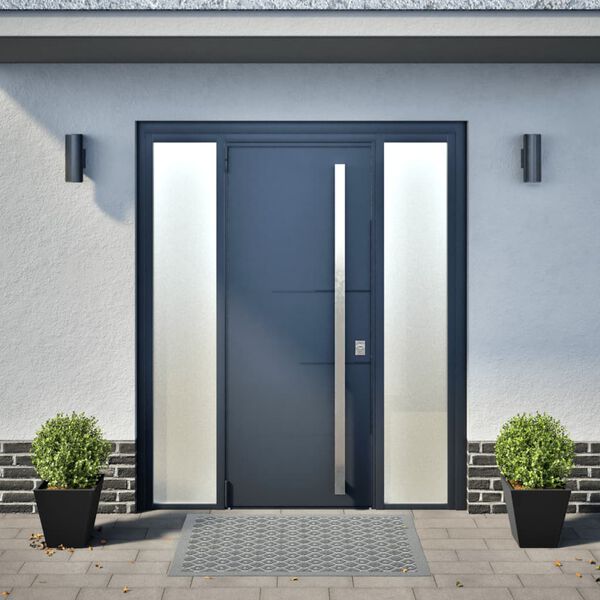 vidaXL Plantekasser 2 stk svart 30x30x30 cm st&aring;l