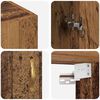 vidaXL Veggskap Gammelt tre 69,5 x 34 x 90 cm Konstruert tre
