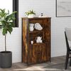 vidaXL Highboard r&oslash;kt eik 62x32x103,5 cm konstruert tre