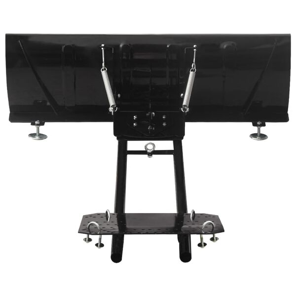 vidaXL Snøplog for ATV 115x38 cm svart
