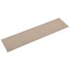 vidaXL Teppefliser gulv 16 stk 4 m² 25x100 cm lysebeige