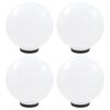 vidaXL LED-kulelamper 4 stk sf&aelig;risk 30 cm PMMA