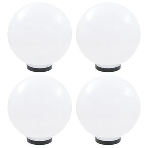 vidaXL LED-kulelamper 4 stk sf&aelig;risk 30 cm PMMA
