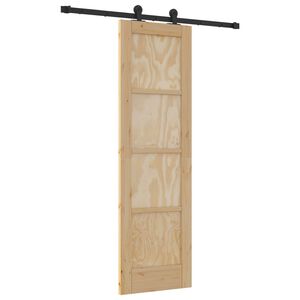 vidaXL Skyved&oslash;r ORKDAL 61 x 198,5 cm Heltre furu Naturlig
