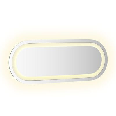 vidaXL LED-baderomsspeil 40x15 cm oval